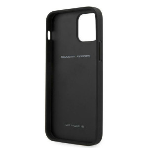 Оригинален твърд гръб FERRARI Track Perforated FESPEHCP12LBK - iPhone 12 Pro Max черен - Img 9