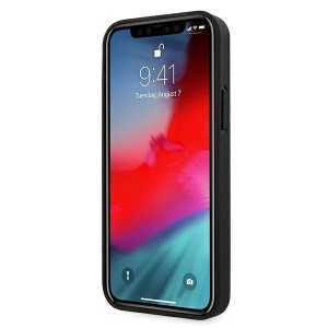 Оригинален твърд гръб FERRARI Track Perforated FESPEHCP12MBK - iPhone 12 / 12 Pro черен - Img 5