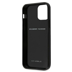 Оригинален твърд гръб FERRARI Track Real Carbon FERCAHCP12SBK - iPhone 12 mini черен - Img 6