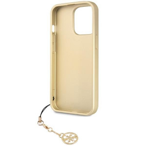 Оригинален твърд гръб GUESS 4G Charms GUHCP14LGF4GGR - iPhone 14 Pro сив - Img 7
