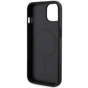 Оригинален твърд гръб GUESS GCube Stripes MagSafe GUHMP14SHGCFSEK - iPhone 14 черен - Img 7