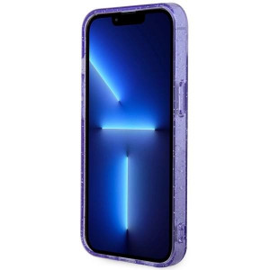 Оригинален твърд гръб GUESS Glitter Gold MagSafe GUHMP14MHCMCGU - iPhone 14 Plus лилав - Img 5