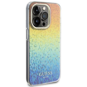 Оригинален твърд гръб GUESS IML Faceted Mirror Disco Iridescent - iPhone 14 Pro Max многоцветен - Img 4