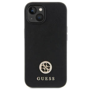 Оригинален твърд гръб GUESS Strass Metal Logo GUHCP15MPS4DGPK - iPhone 15 Plus черен - Img 3