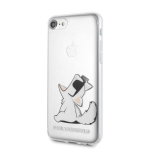 Оригинален твърд гръб KARL LAGERFELD Choupette Fun KLHCI8CFNRC - iPhone 7 / 8 / SE (2nd gen) / SE (3rd gen) прозрачен - Img 2