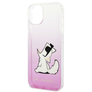 Оригинален твърд гръб KARL LAGERFELD Choupette Fun KLHCP14MCFNRCPI - iPhone 14 Plus розов - Img 6