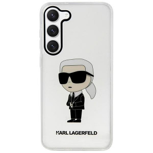 Оригинален твърд гръб KARL LAGERFELD Ikonik KARL LAGERFELD KLHCS23MHNIKTCT - Samsung Galaxy S23+ прозрачен - Img 3