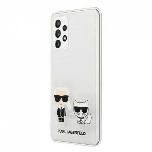 Оригинален твърд гръб KARL LAGERFELD Karl & Choupette KLHCA72CKTR - Samsung Galaxy A72 прозрачен - Img 10