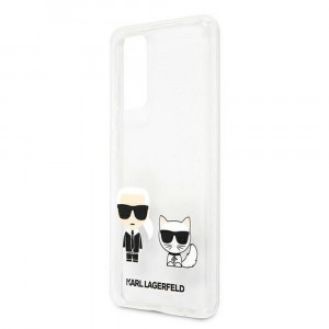 Оригинален твърд гръб KARL LAGERFELD Karl & Choupette KLHCA72CKTR - Samsung Galaxy A72 прозрачен - Img 14