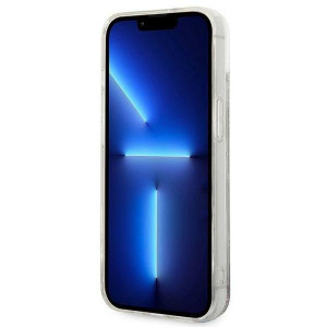 Оригинален твърд гръб KARL LAGERFELD Liquid Glitter Monogram KLHCP14MLMNMS - iPhone 14 Plus сребрист - Img 5