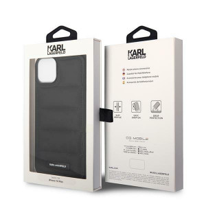 Оригинален твърд гръб KARL LAGERFELD Puffy Elongated Logo KLHCP14MPSQAK - iPhone 14 Plus черен - Img 8