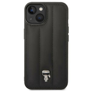 Оригинален твърд гръб KARL LAGERFELD Puffy Ikonik Pin KLHCP14MPSQPK - iPhone 14 Plus черен - Img 3