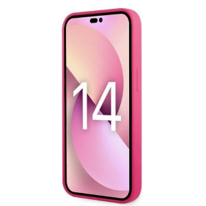 Оригинален твърд гръб KARL LAGERFELD Silicone RSG KLHCP14MSRSGRCF - iPhone 14 Plus розов - Img 5