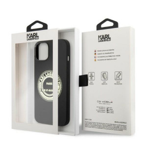 Оригинален твърд гръб KARL LAGERFELD Silicone RSG KLHCP14MSRSGRCK - iPhone 14 Plus черен - Img 8