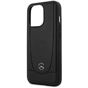 Оригинален твърд гръб MERCEDES Leather Urban MEHCP15LARMBK - iPhone 15 Pro черен - Img 6