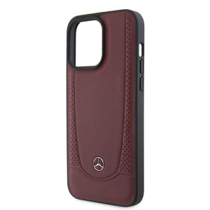 Оригинален твърд гръб MERCEDES Leather Urban MEHCP15XARMRE - iPhone 15 Pro Max червен - Img 6
