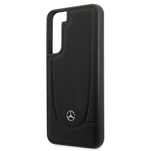 Оригинален твърд гръб MERCEDES Leather Urban MEHCS22MARMBK - Samsung Galaxy S22+ черен - Img 6