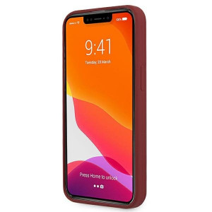 Оригинален твърд гръб MERCEDES Silicone MEHCP13SSILRE - iPhone 13 mini червен - Img 5