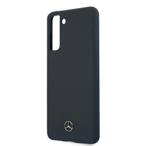 Оригинален твърд гръб MERCEDES Silicone MEHCS21MSILNA - Samsung Galaxy S21+ 5G син - Img 6