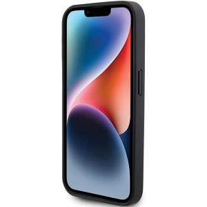 Оригинален твърд гръб MERCEDES Smooth Leather MagSafe - iPhone 15 Pro черен - Img 5