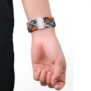 Плетена каишка Fabric - Apple Watch 40mm Series 6 / 40mm Series 5 / 40mm Series 4 / 38mm Series 3 / 38mm Series 2 многоцветен (5) - Img 3