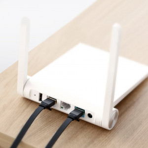 Плосък интернет кабел UGREENRJ45 cat.7 STP LAN 10 Gb/s 3m черен (NW106 11262) - Img 7