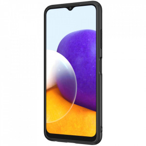 Подсилен гръб с гел рамка NILLKIN Textured - Samsung Galaxy A22 черен - Img 4