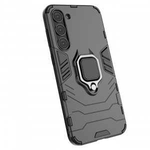 Подсилен гръб с магнитна стойка Ring Armor - iPhone 14 Plus черен - Img 3
