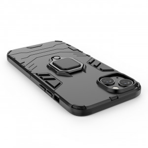 Подсилен гръб с магнитна стойка Ring Armor - iPhone 14 Plus черен - Img 17
