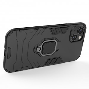 Подсилен гръб с магнитна стойка Ring Armor - iPhone 14 Pro Max черен - Img 13