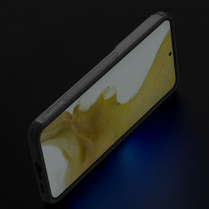 Подсилен гръб с подвижно покритие за камерата NILLKIN Textured S - Samsung Galaxy S23+ черен - Img 11