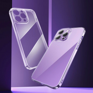 Подсилен гръб BASEUS Corning Case и стъклен протектор - iPhone 14 Pro прозрачен - Img 10