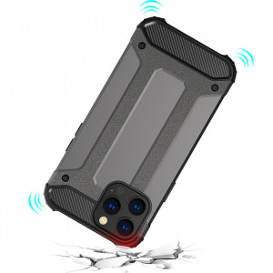 Подсилен гръб Hybrid Armor - iPhone 13 Pro сребрист - Img 7