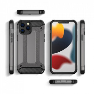 Подсилен гръб Hybrid Armor - iPhone 13 Pro черен - Img 3