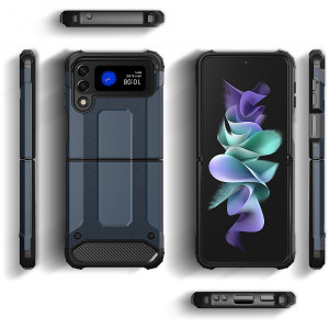Подсилен гръб Hybrid Armor - Samsung Galaxy S24 Ultra син - Img 3