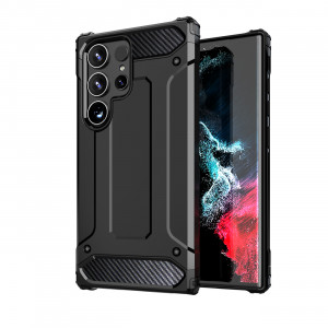 Подсилен гръб Hybrid Armor - Samsung Galaxy S24 Ultra черен - Img 2
