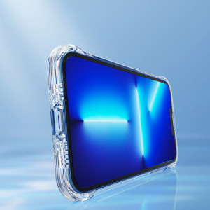 Подсилен гръб JOYROOM Defender със стойка - iPhone 13 прозрачен - Img 6