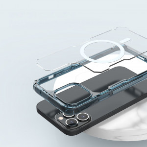 Подсилен гръб NILLKIN Nature Pro MagSafe - iPhone 14 Pro син - Img 13