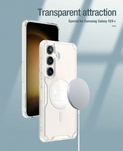 Подсилен гръб NILLKIN Nature Pro MagSafe - Samsung Galaxy S24+ бял - Img 7