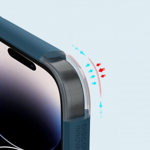 Подсилен гръб NILLKIN Super Frosted Shield Pro - iPhone 14 Pro Max черен - Img 8