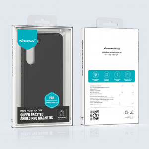 Подсилен гръб NILLKIN Super Frosted Shield Pro MagSafe - Samsung Galaxy S23+ черен - Img 5
