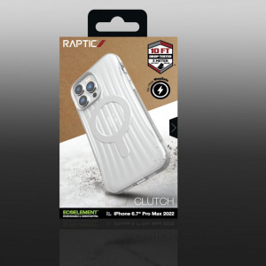 Подсилен гръб Raptic X-Doria Clutch MagSafe - iPhone 14 Pro Max прозрачен - Img 5