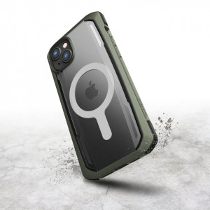 Подсилен гръб Raptic X-Doria Secure MagSafe - iPhone 14 зелен - Img 5