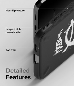 Подсилен гръб RINGKE Onyx - Samsung Galaxy S22+ (графити) черен - Img 3