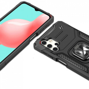 Подсилен гръб WOZINSKY Ring Armor със стойка - Samsung Galaxy A73 5G розов - Img 2