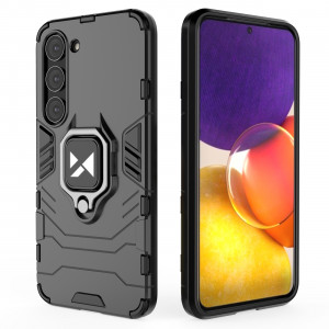 Подсилен гръб WOZINSKY Ring Armor със стойка - Samsung Galaxy S23+ черен - Img 3