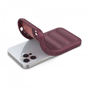 Подсилен гъвкав гръб Magic Shield - iPhone 12 Pro червен - Img 8