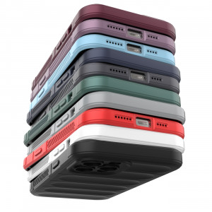 Подсилен гъвкав гръб Magic Shield - iPhone 12 Pro Max тъмносин - Img 16