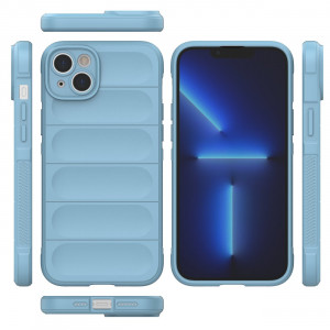 Подсилен гъвкав гръб Magic Shield - iPhone 14 Plus светлосин - Img 7