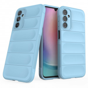 Подсилен гъвкав гръб Magic Shield - Samsung Galaxy A24 светлосин - Img 8